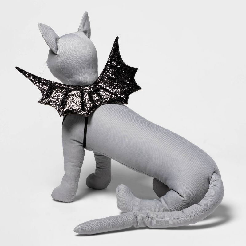 黑色闪光翅膀猫服装-海德和EEK!Boutiquea¢