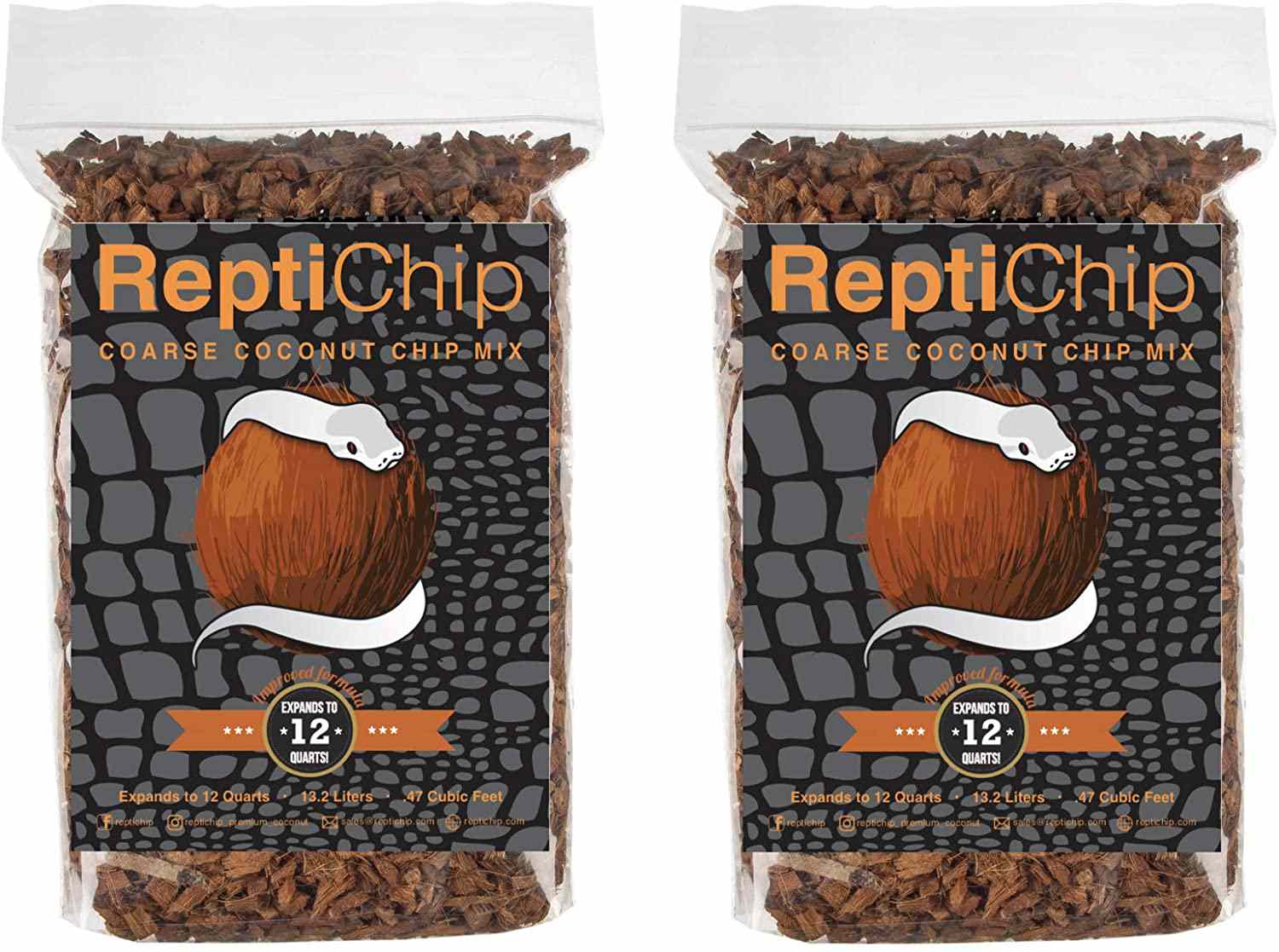 Reptichip Coarse Coconut Chip Mix