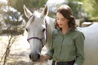 A girl and her horse