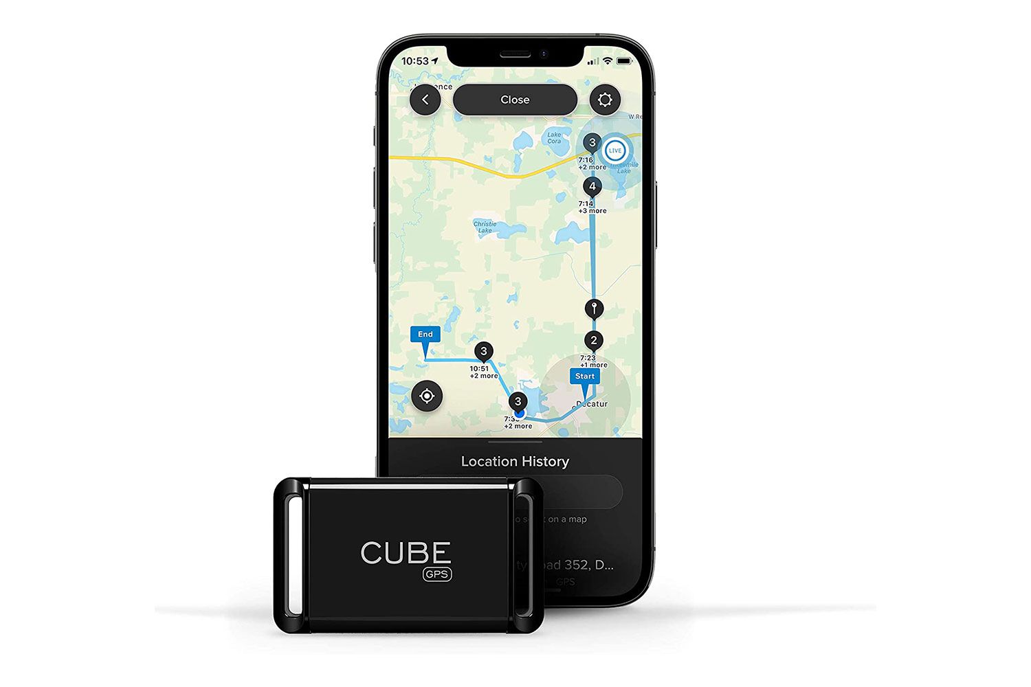 Amazon Cube Real Time GPS Dog & Cat Tracker
