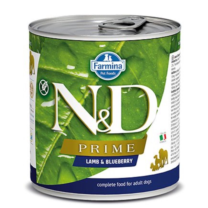 Farmina天然美味的上等羊肉和蓝莓罐头狗粮