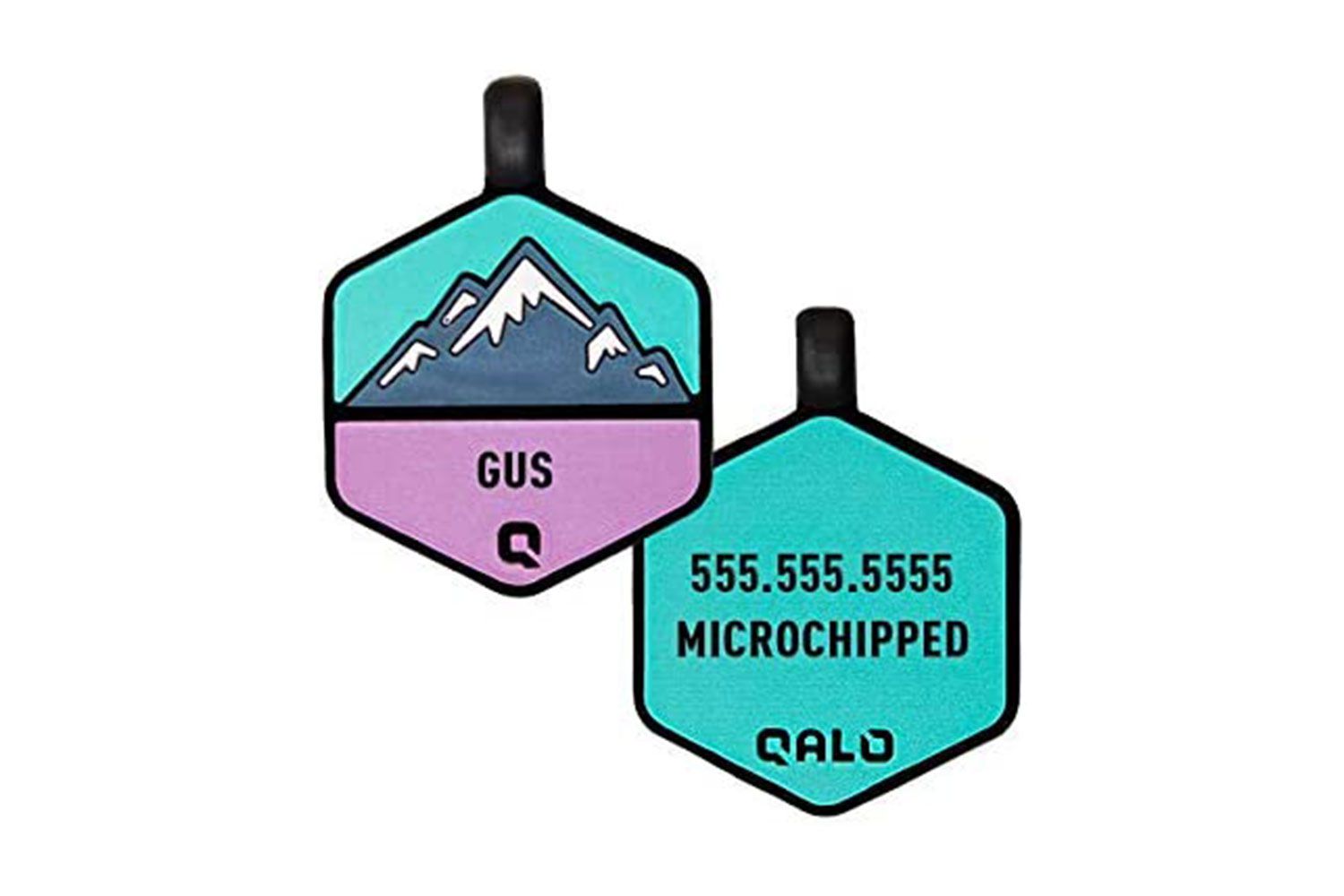 QALO自定义硅胶狗ID标签